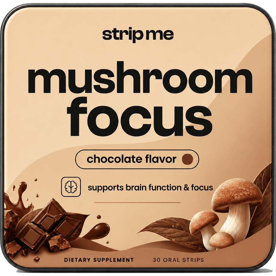 focus · lion's mane + mushrooms